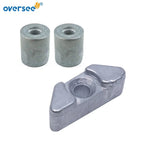 Zinc Anode Kit for Yamaha 9.9-25HP (6E5-11325-00, 6G8-11325-0)