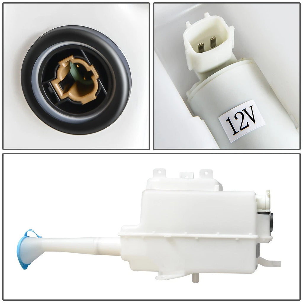 Windshield Washer Reservoir Tank for Nissan Maxima (2004–2008) w/Level Sensor