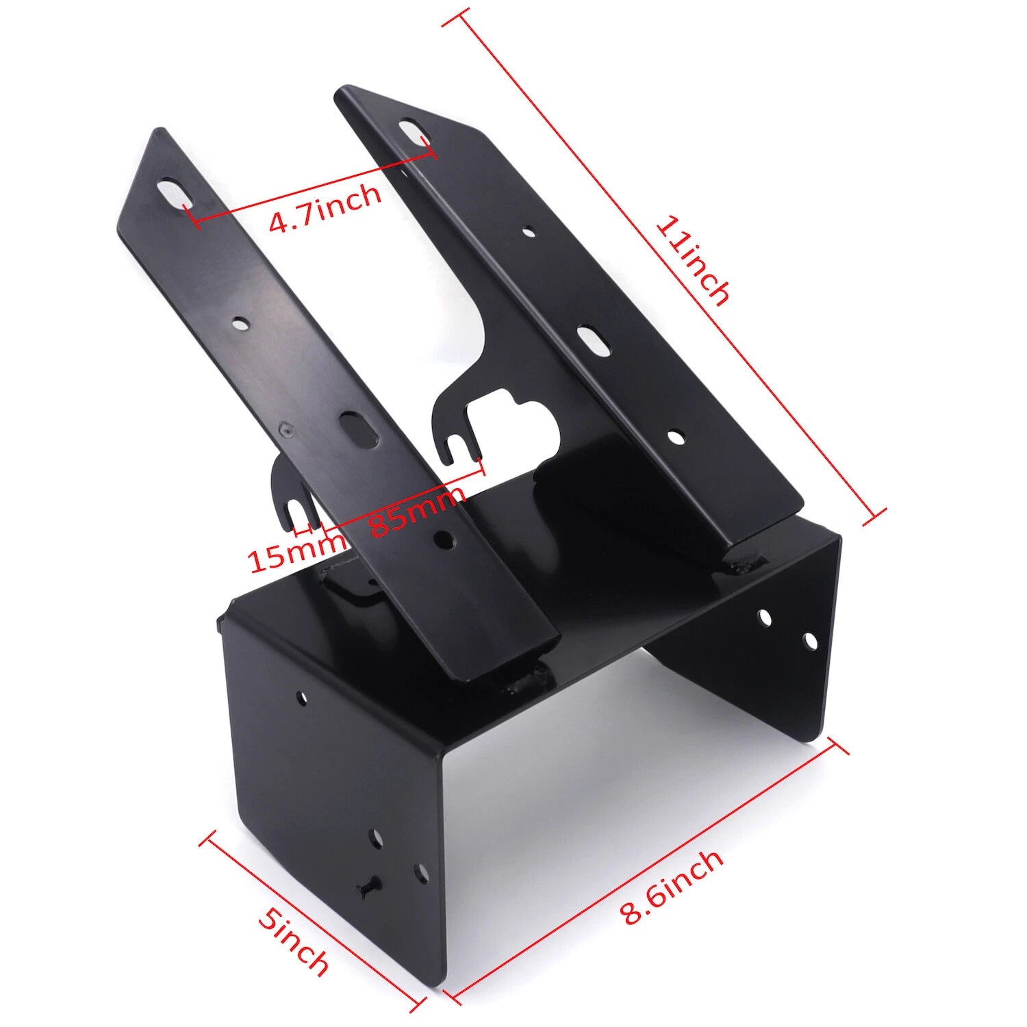 Front Fairing Radio Caddy Mount Bracket for Harley Road Glide (1998–2013)