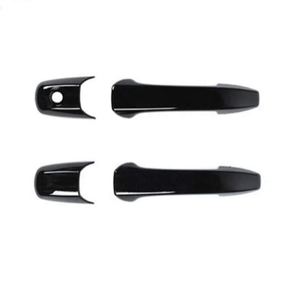 Black Door Handle Cover Trim for 2009-2014 Ford Mustang ()