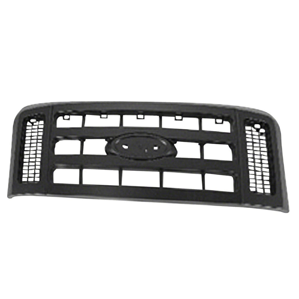 Replacement Front Grille Black Textured Plastic for Toyota Hilux (2015–2020)