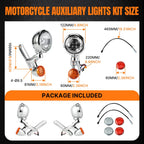 4.5" LED Auxiliary Spotlight for Harley Street Glide FLHX (2006–2022)