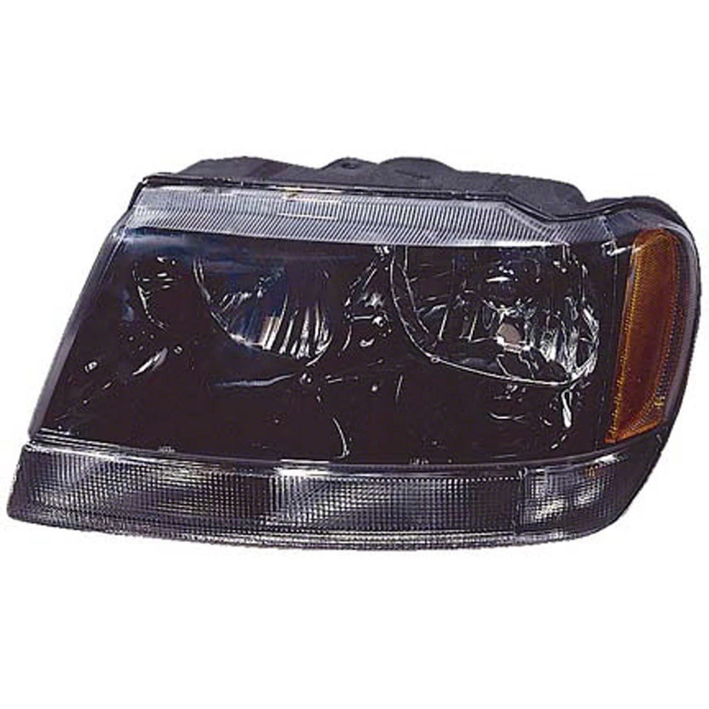 Replacement Clear/Smoked Driver Side Front Head Light Assembly