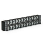Set of 2 Power Distribution Bus Bar Terminal Blocks 100A 660V