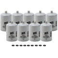 Set of 9 Wix 33472 Fuel Water Separator Filters for Heavy Duty Vehicles