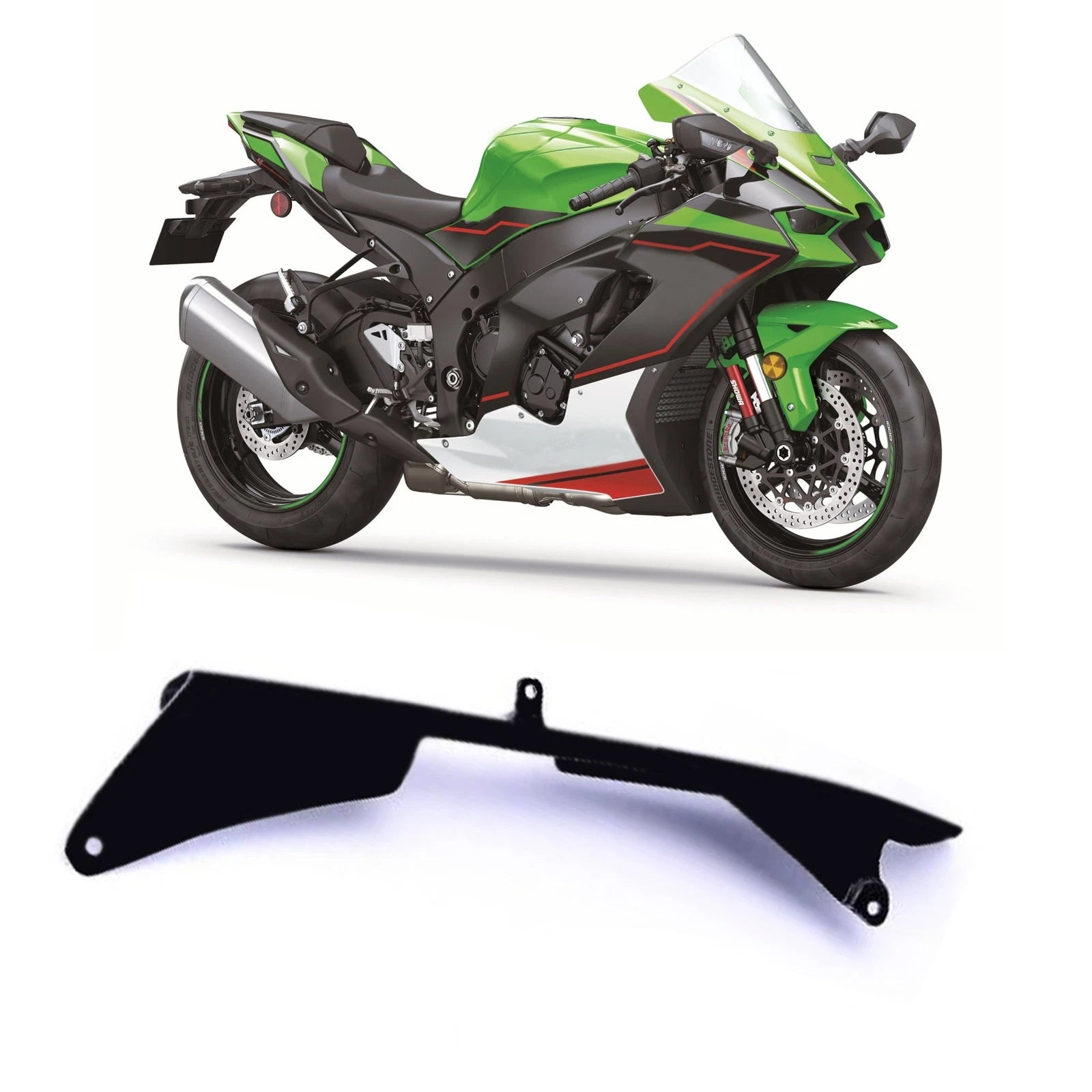 Rear Chain Guard Slider Mud Protector for Kawasaki Ninja ZX-10R (2008–2010)