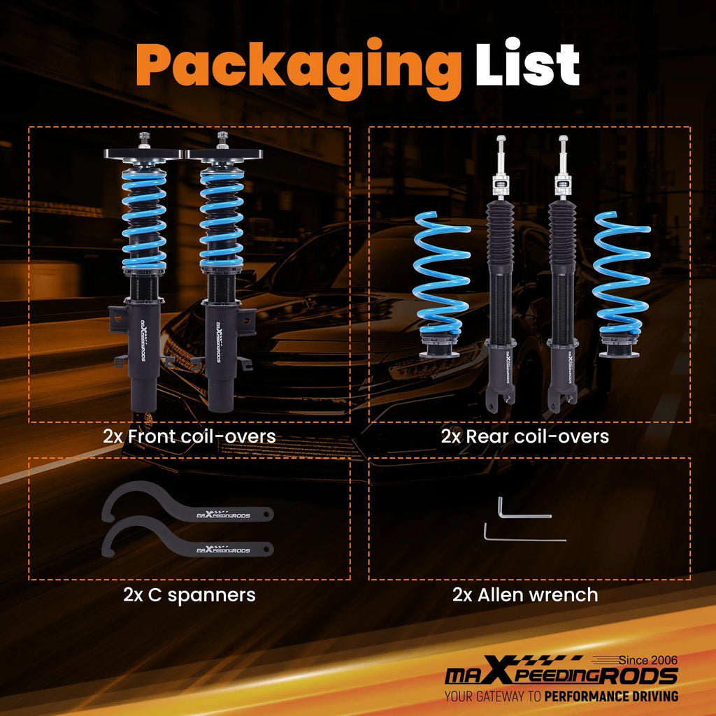 2X Adjustable Coilovers for Nissan Altima (2019-2025)