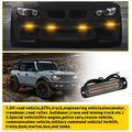 8x LED Strobe Light Bar for Car Truck Amber Hazard Beacon