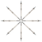 Set of 8 Diesel Heater Glow Plugs for Chevy Silverado, GMC Sierra 3500 (2006–2010)