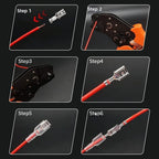 2.8 4.8 6.3mm Insulated Connectors for Marine Motorcycle Car