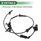 ABS Wheel Speed Sensor for Honda Jade Fr1 Front Left (2013-2018)