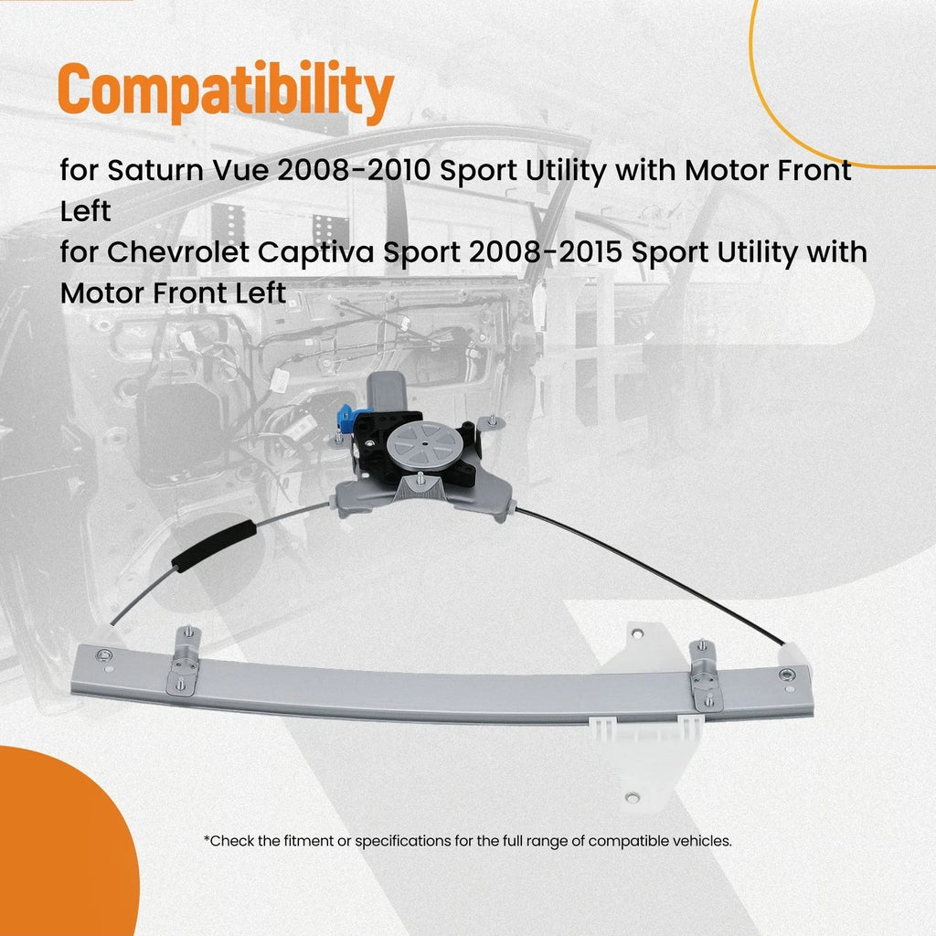 Driver Window Regulator with Motor for Chevy Captiva Sport (2008-2015)