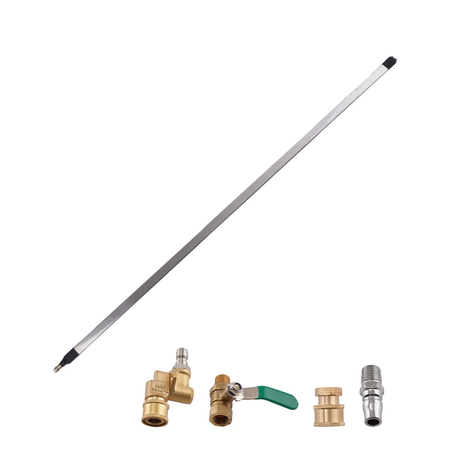 Radiator Flush Wand for High Pressure Cleaning Gun (Stainless Steel) (39.4")