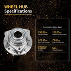 Front Wheel Bearing Hub Assembly for Chevy Trailblazer Envoy Bravada Rainier (2002-2009)
