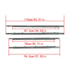 Set of 4 Window Weatherstrip Belts for Honda CR-V (2012–2016) Chrome
