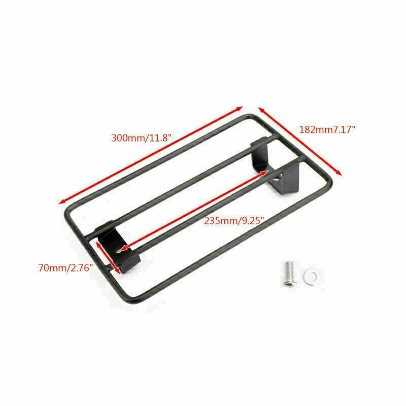 Rear Fender Rack Luggage Carrier for Honda Rebel 500 250 300 (2017–2019)