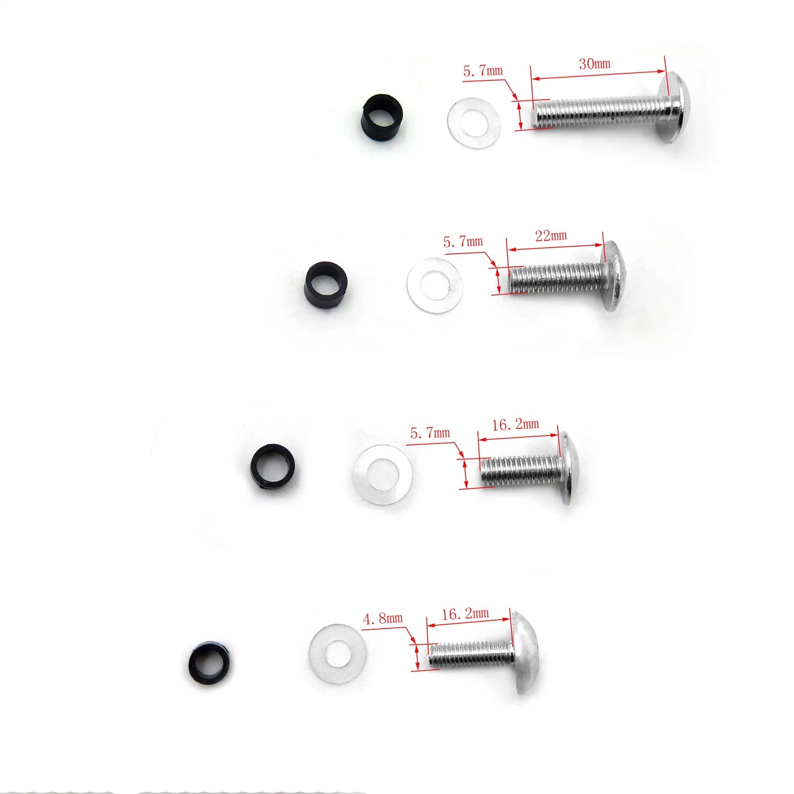 77 pcs Fairing Bolts for Suzuki GSXR750 (2000–2003) GSXR1000 (2001–2002)