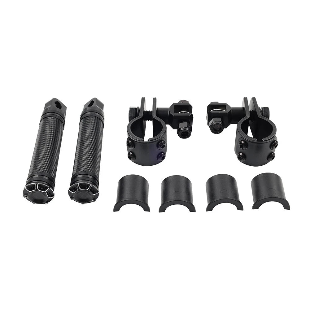 Engine Guard Bar Foot Pegs for Harley Yamaha (25-32mm)