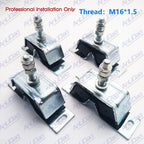 Set of 4 Engine Mounts for Yanmar 150 3JH 4JH (121370-08351)