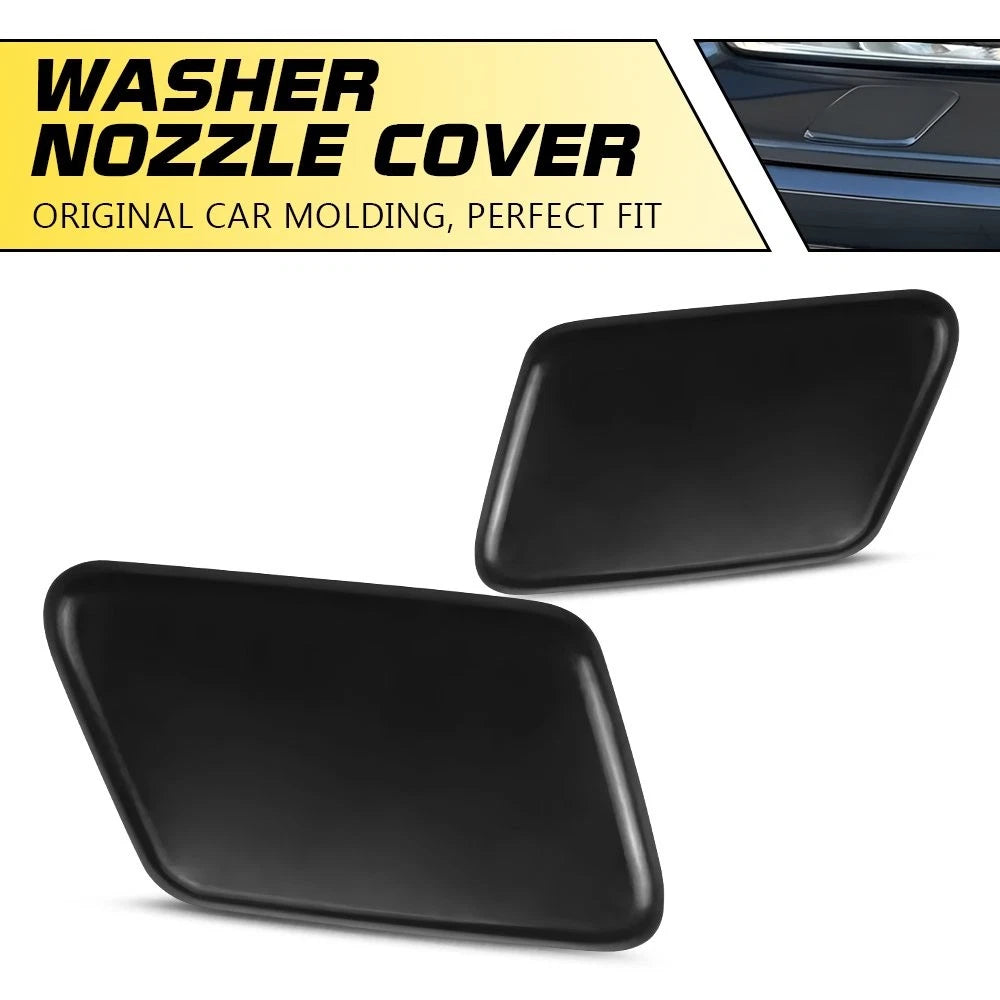 2X Headlight Washer Jet Spray Cover Caps LH RH for Volvo S60 (2005–2009)