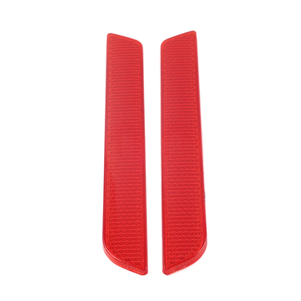 2X Small Reflectors Saddle Bag Latch Cover for Harley Road Glide FLTRX (2014–Present) Red