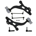 Set of 6 Front Lower Control Arms Tie Rods for Ford Flex Taurus (2010–2012)
