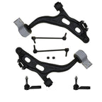 Set of 6 Front Lower Control Arms Tie Rods for Ford Flex Taurus (2010–2012)
