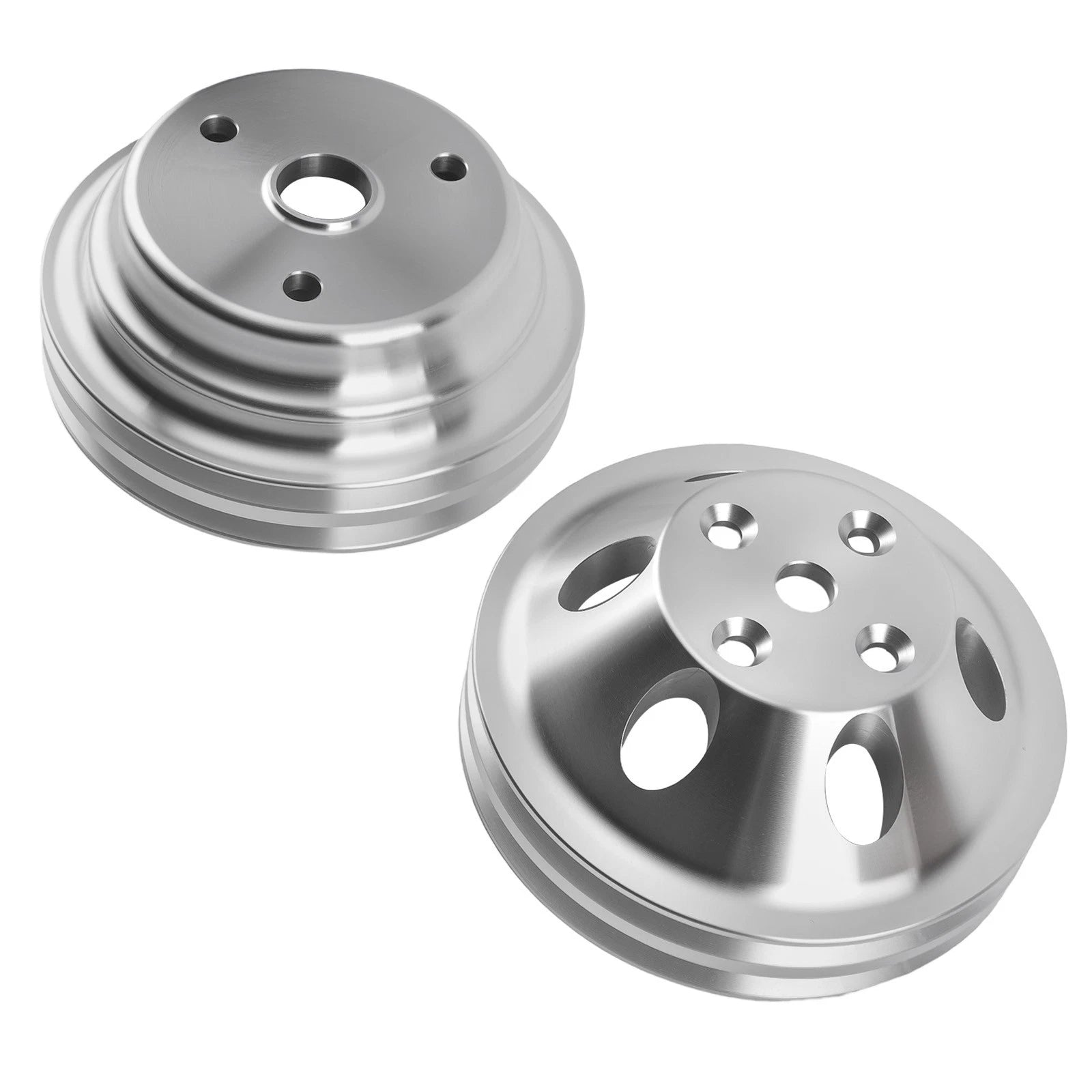 Groove Pulley System for Chevy Small Block SBC (265–400 V8) Aluminum