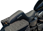 Drifter Seat for SLYFOX (XL) - Black Vinyl, Carbon Fiber, Slipstop
