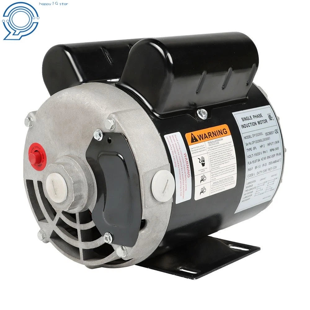 2HP Electric Motor for Compressor Duty (3450 RPM, 56 Frame)