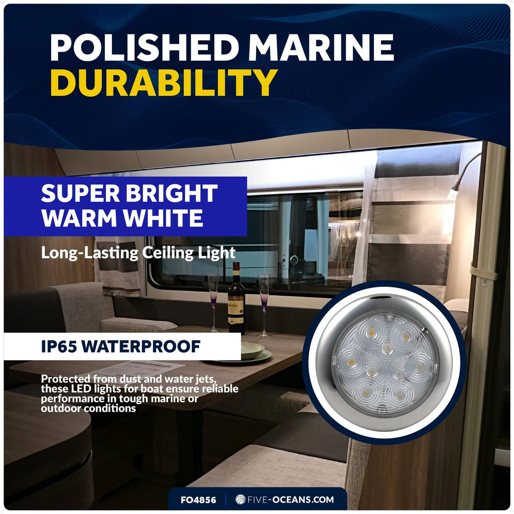 LED Interior Dome Ceiling Light for (12V)