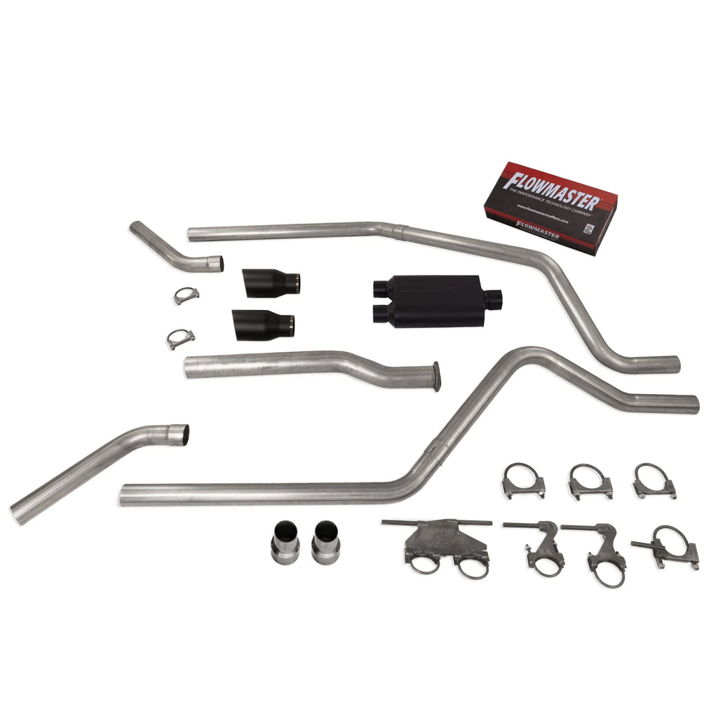 3" Dual Exhaust Kit for Dodge Ram 1500 (2019–2025) - Flowmaster Super 40 DBW T C