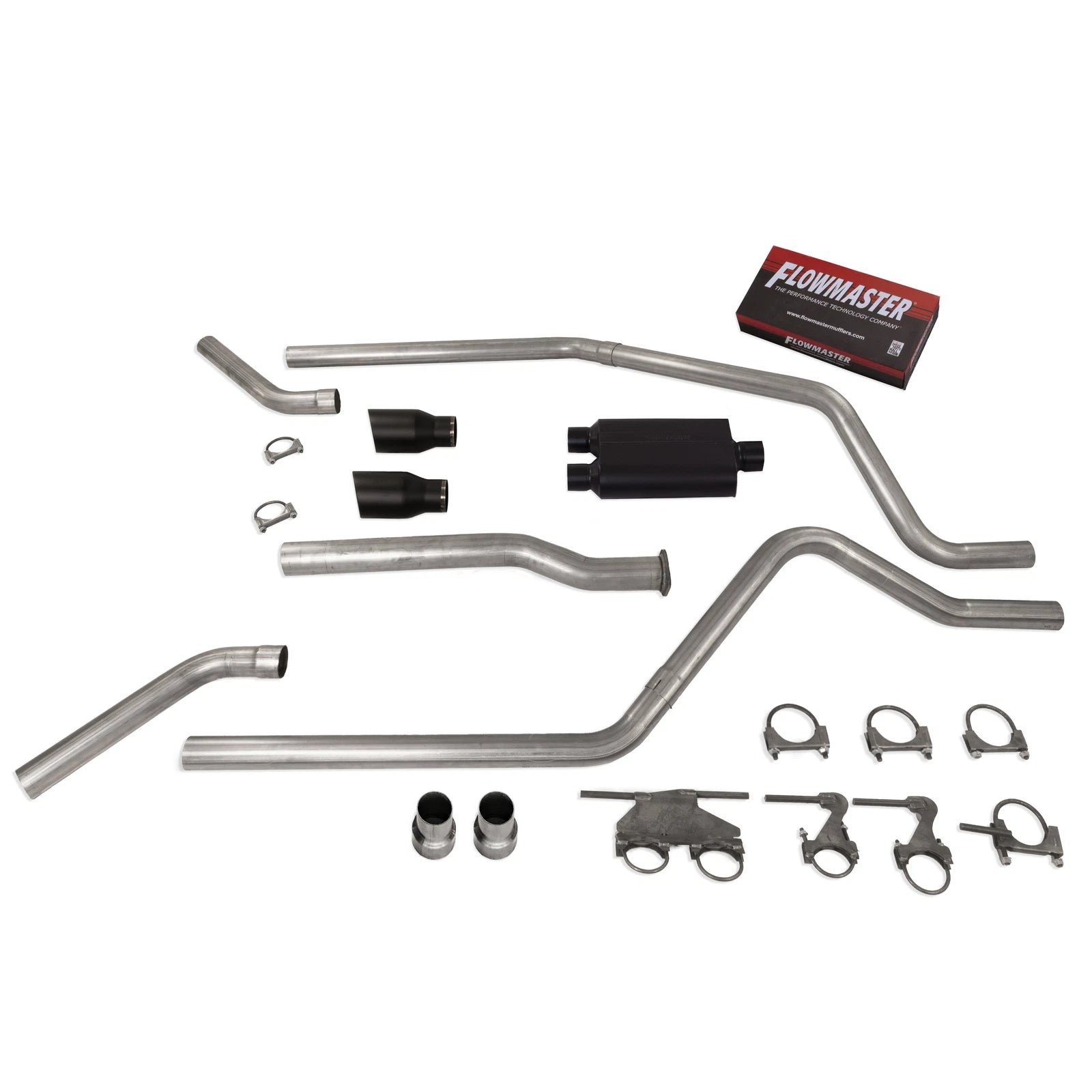 3" Dual Exhaust Kit for Dodge Ram 1500 (2019–2025) - Flowmaster Super 40 DBW T C