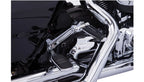 Ciro Adjustable Passenger Comfort Peg Mounts Chrome for Harley Davidson Touring