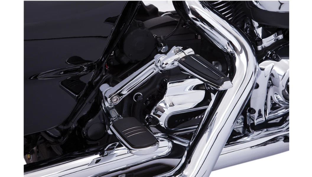 Ciro Adjustable Passenger Comfort Peg Mounts Chrome for Harley Davidson Touring