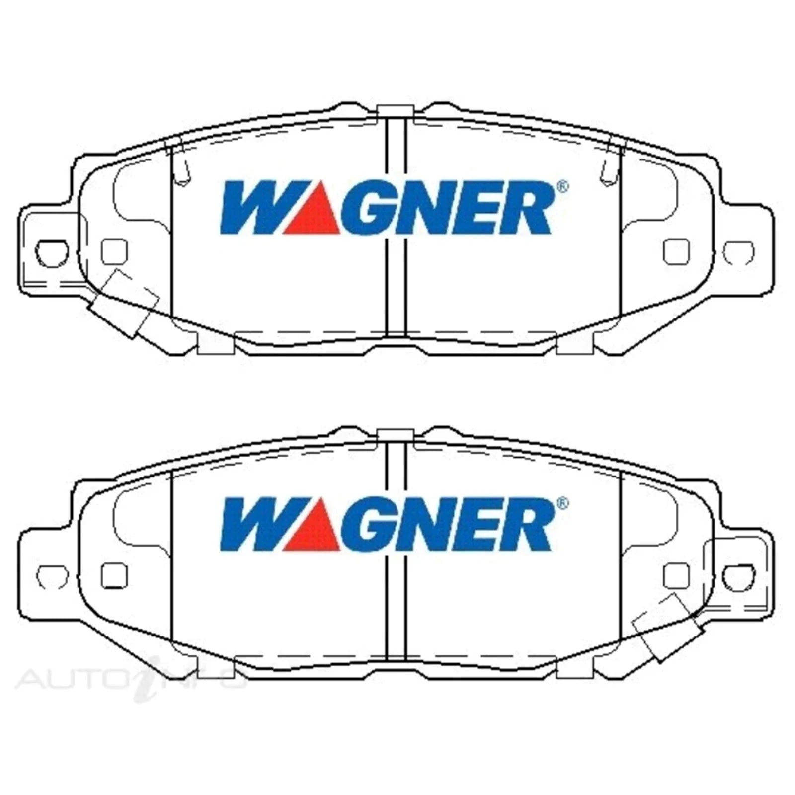 Rear Disc Brake Pad Set for Toyota Supra JZA80 (1993–2002)