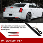 LED Smoked Rear Bumper Reflectors for Chrysler 300 (2015–2022)