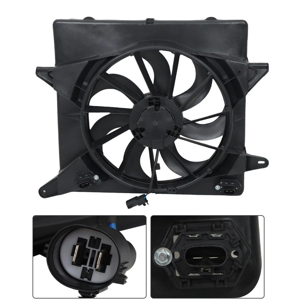 Radiator Cooling Fan Assembly for Cadillac SRX (2010–2016)