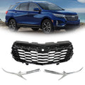 Front Bumper Upper Grille for Chevrolet Equinox (2022–2023) Chrome & Black