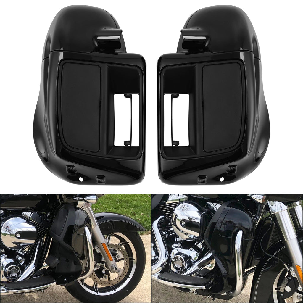 Lower Vented Fairing with 6.5" Speaker Box Pod for Harley Touring Glide (2014–2024)
