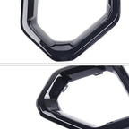 Gloss Black Front Fog Light Outer Bezel Cover for GMC Sierra (2019–2021)