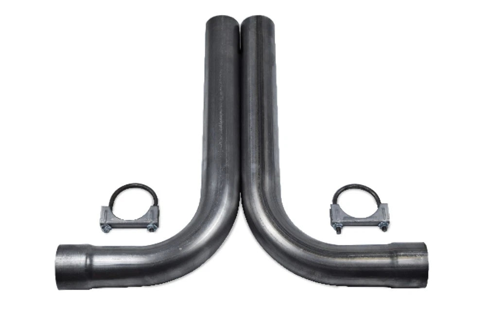 Dual Inlet Exhaust Kit for GM 2500 (2000–2006) - Flowmaster Super 10, Chrome Tips