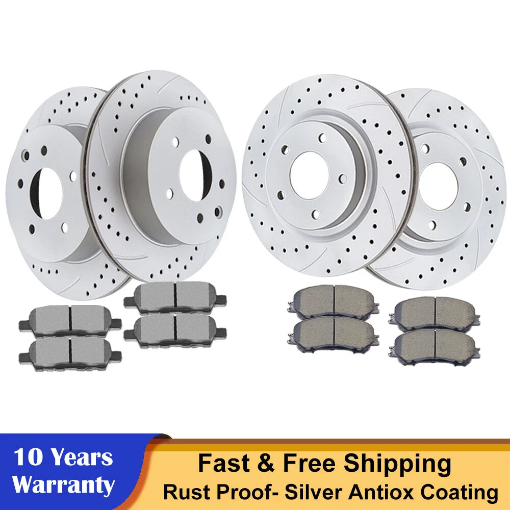 Disc Brake Rotors and Pads for Nissan Rogue (2014–2017)