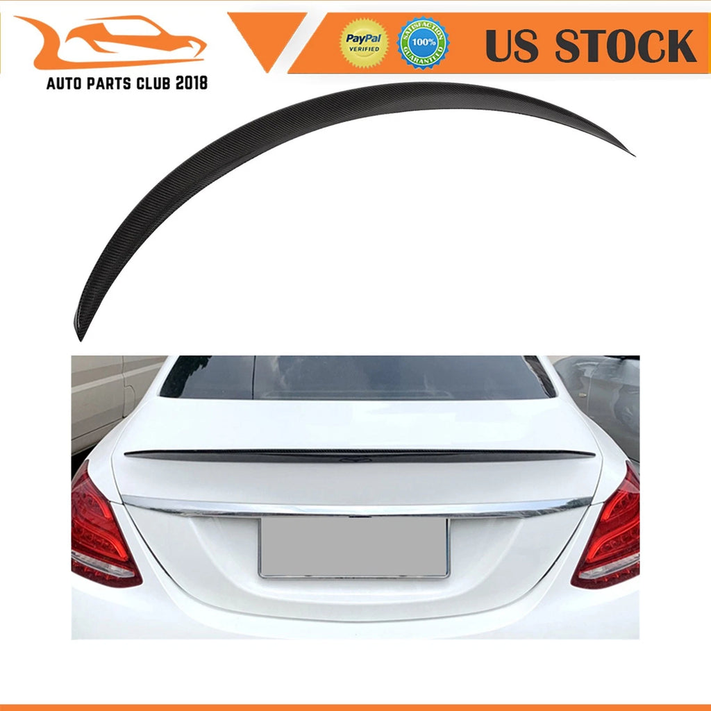 Carbon Fiber Trunk Spoiler for Mercedes-Benz W205 Sedan (2016–2020) AMG Style