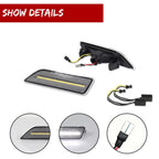 Clear White LED Side Marker Lights for Mercedes Benz CLS-Class (2006–2011)
