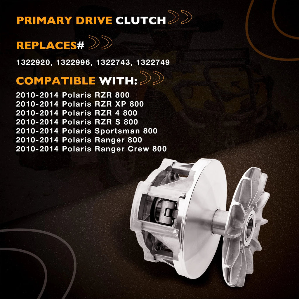 Primary Drive Clutch for Polaris RZR 800 Ranger Crew 800 (2010–2014) 1322920 1322996
