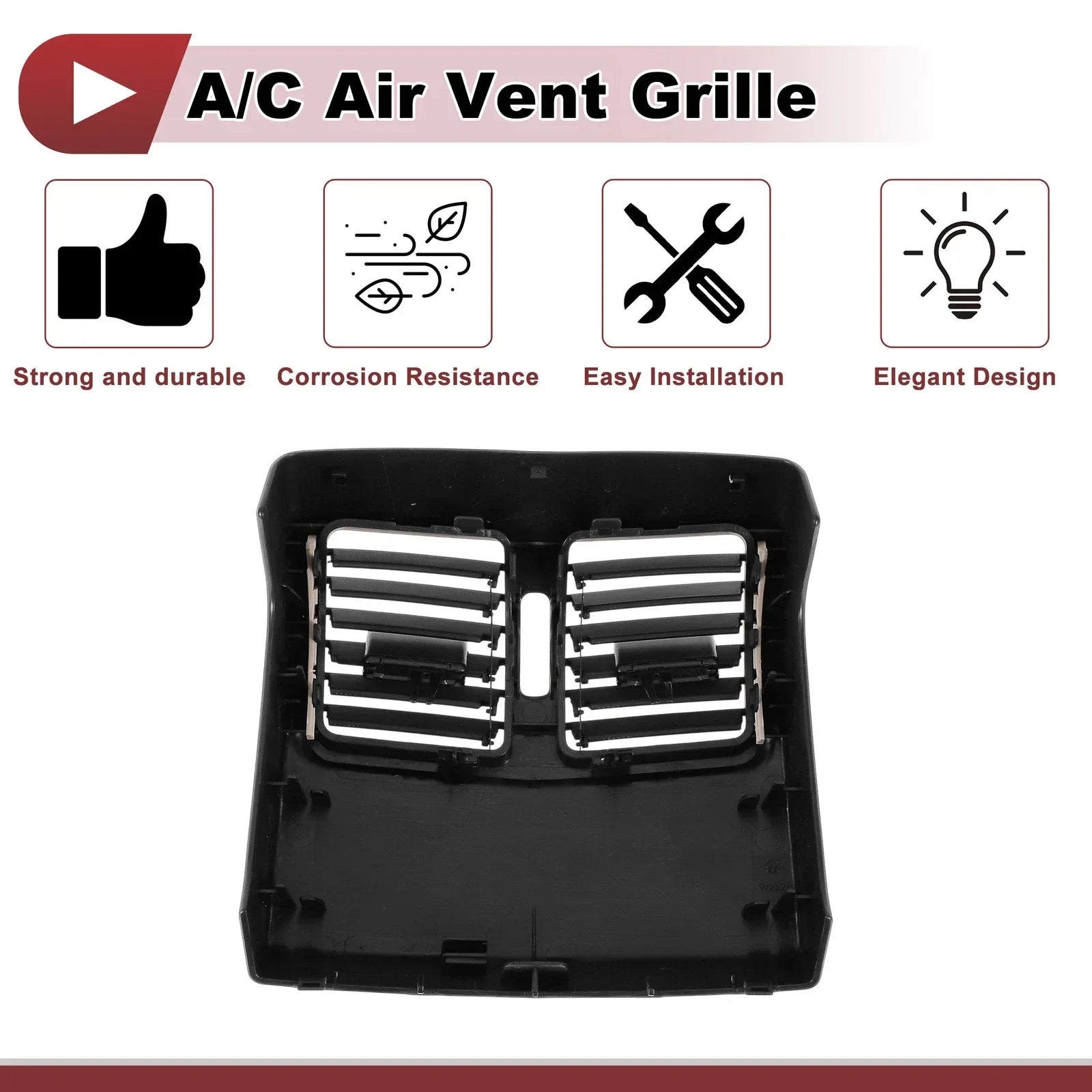 Rear Center Console Air Outlet Vent Grille for Mercedes-Benz (2016-2023)