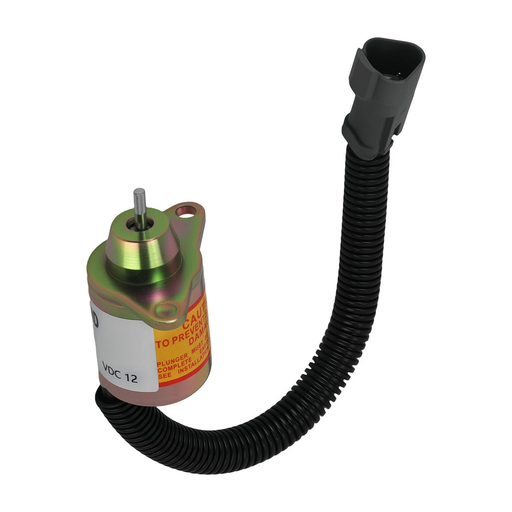 12V Fuel Shut Off Solenoid for Yanmar 482/486 (4TNE84, 4TNE88) 41-9100, 41-7886