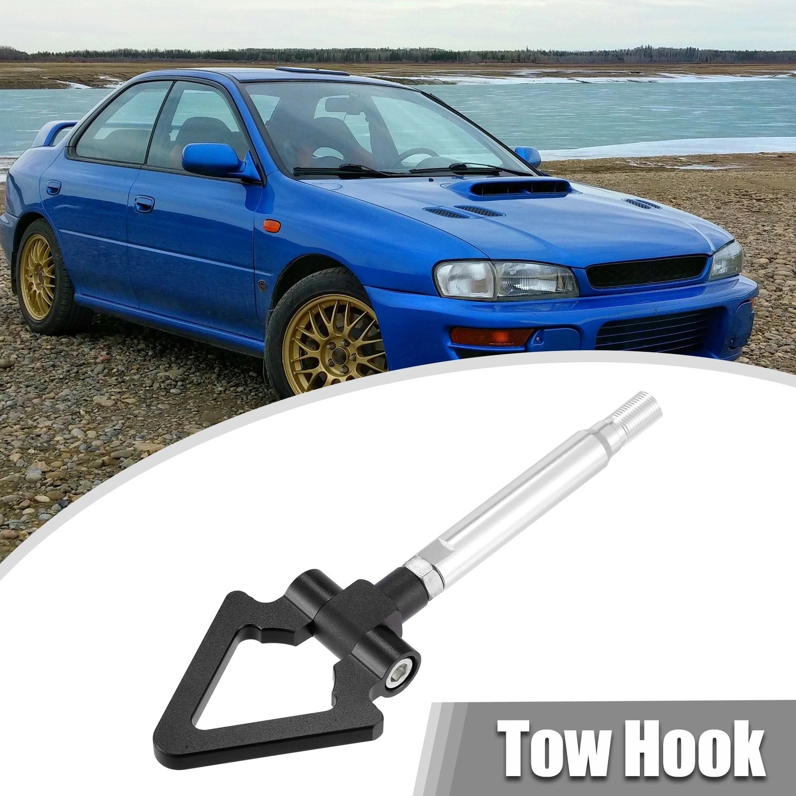 Tow Hook Screw for Subaru BRZ (2013–2021) - Black Triangle Shape