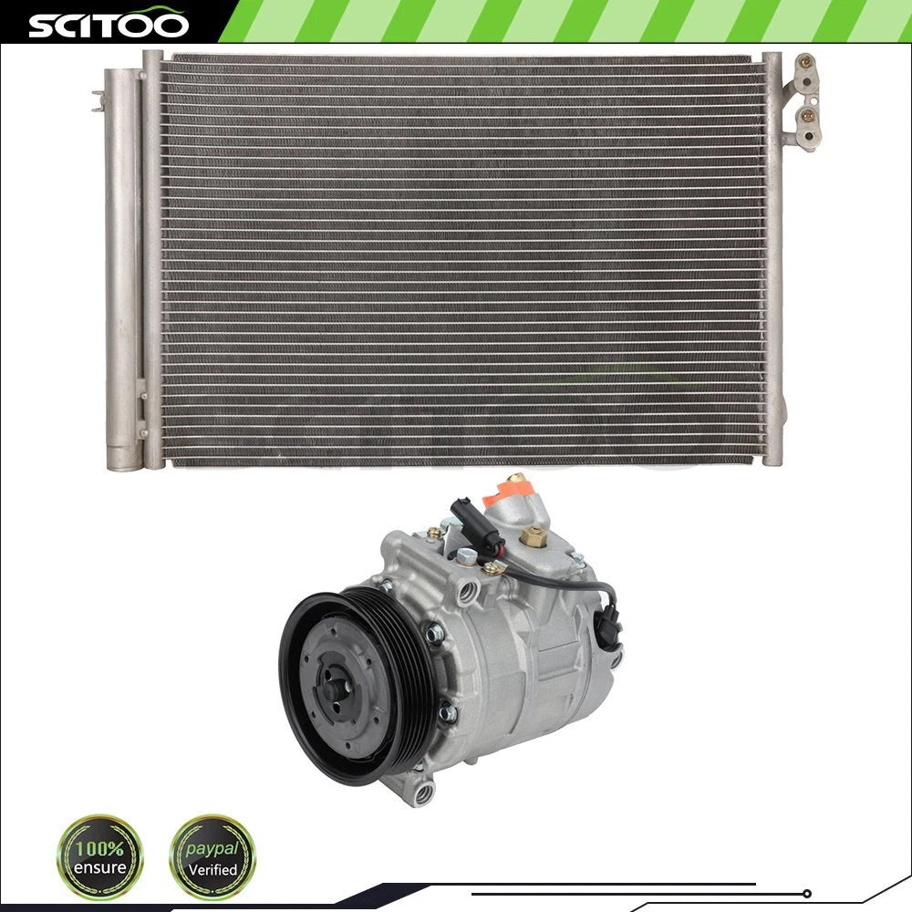 Condenser & Compressor for BMW 325i, 325xi, 328i (2006–2007)